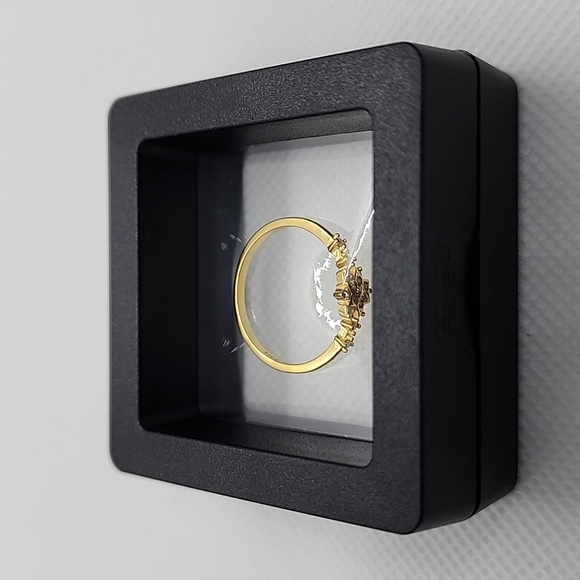 18K Yellow Gold Plated 925 Sterling Silver Ring - Picture 6 of 12